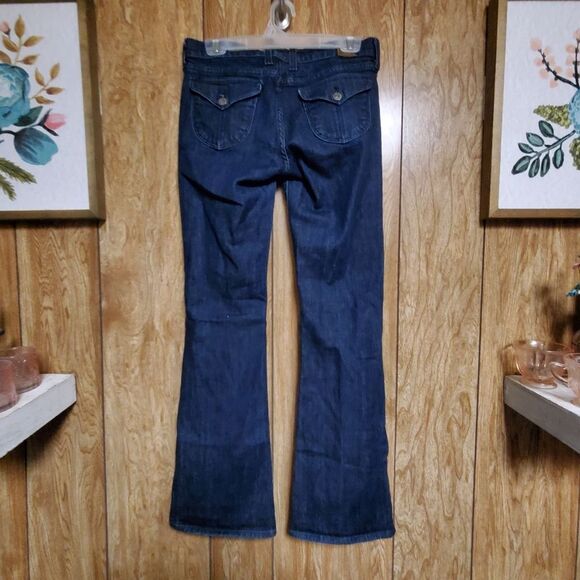 Lucky Brand Dark Wash Flare Leg Zoe Jean Size 6 - Picture 7 of 7